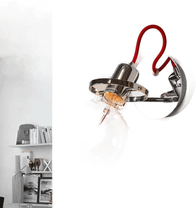 Ideallux Radio vegglampe krom