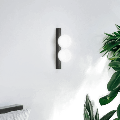 Ideallux LED-vegglampe Ping Pong svart