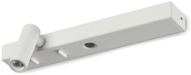 Ideallux LED-vegglampe Bonne Nuit 1, hvit