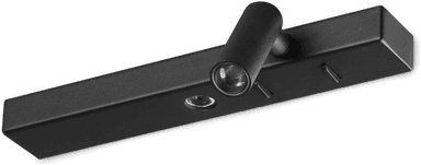 Ideallux LED-vegglampe Bonne Nuit 2, svart