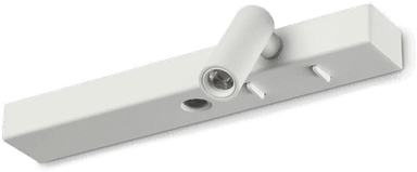 Ideallux LED-vegglampe Bonne Nuit 2, hvit