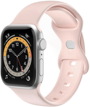 Celly Silikonreim Apple Watch 42/44/45mm Rosa
