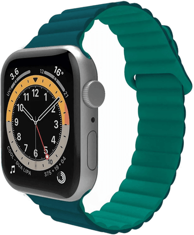 Celly Magnetisk armbånd til Apple Watch 42/44/45mm Grønn