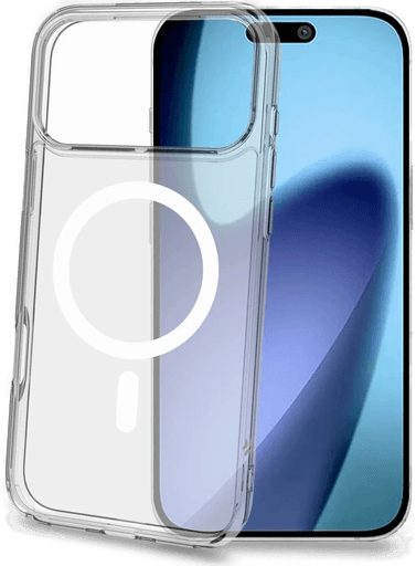 Celly GelskinMag TPU-deksel iPhone 17 Pro Max