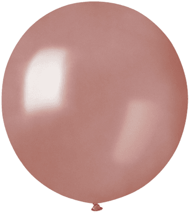 Ballongkungen Roségull Runde 50-pakning