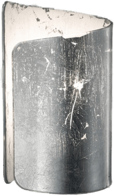 Selène Vegglampe Papiro, sølv