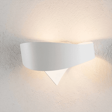 Selène Hvit vegglampe Scudo