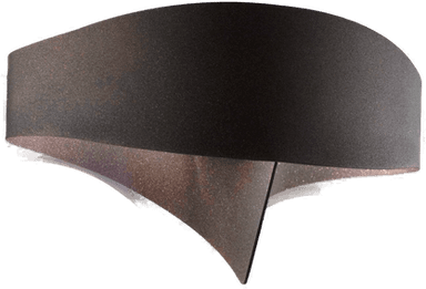 Selène LED-vegglampe Scudo bronse