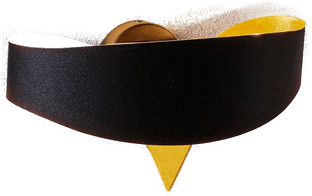 Selène Scudo vegglampe svart-gull