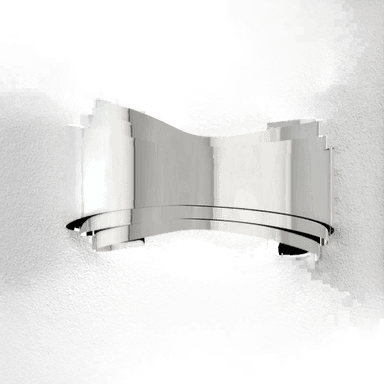 Selène Ionica vegglampe, krom