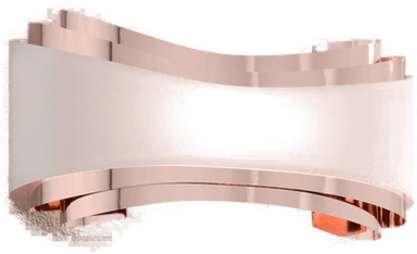 Selène Ionica LED-vegglampe, kobber