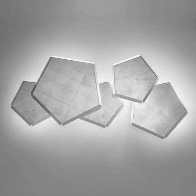 Selène LED-vegglampe Pleiadi 5 lyskilder