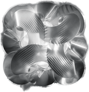 Slamp Fabula taklampe, stor