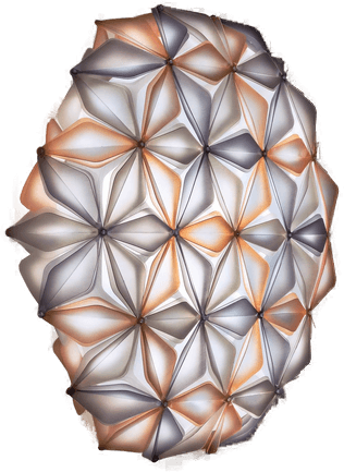 Slamp La Vie L taklampe 71 cm ravfarget