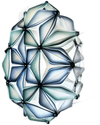 Slamp La Vie Mini taklampe, blå