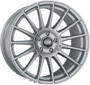 OZ Superturismo Dakar Matt Silver Black Lettering 10x20 5/112 ET26 B79