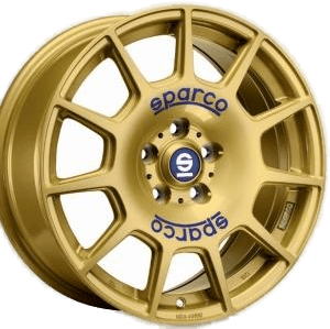 Sparco Terra Race Gold Blue Lettering 7.5x17 5/100 ET48 B63.3