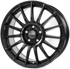 OZ Superturismo LM Matt Black Silver Lettering 8.5x19 5/112 ET30 B75