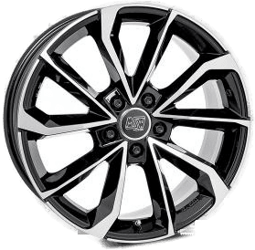 MSW 42 Gloss Black Polished 8x19 5/112 ET45 B73.1
