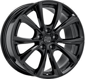 MSW 27T Gloss Black 9,5x19 5/120 ET40 B64.1