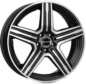 MAK Lewis Black Polished 9x20 5/112 ET30 B66.6