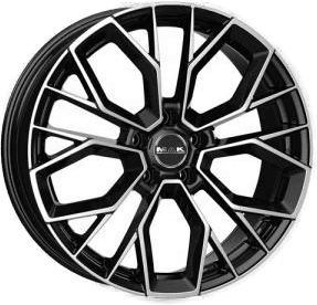 MAK Stilo Black Machined Face 8x18 5/112 ET39 B76