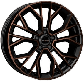 MAK Stilo Black Machined Face Bronze 8,5x20 5/112 ET35 B76