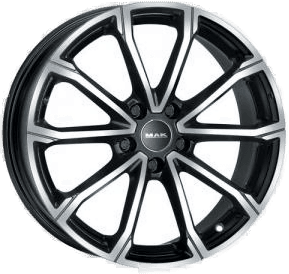 MAK Davinci Black Machined Face 6,5x16 4/100 ET45 B60