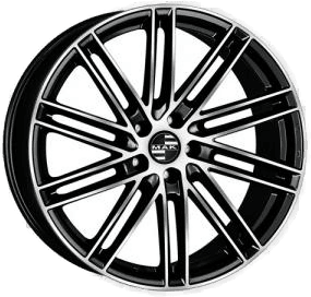 MAK Leipzig-D Black Machined Face 10x21 5/130 ET39 B66