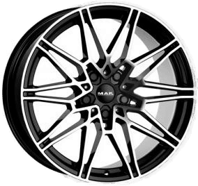 MAK Koenig Black Machined Face 8x19 5/120 ET45 B72