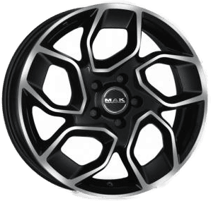 Mak Express Black polished 7x17 5/130 ET66