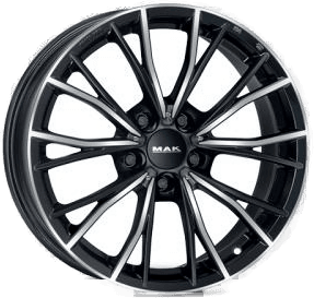 MAK Mark Black Polished 8x20 5/112 ET51 B66.6