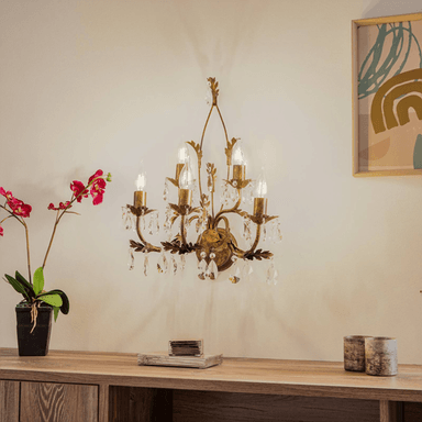 Onli Vegglampe Teresa bronse 5 lyskilder