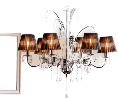 Onli Lysekrone Jacqueline, svart