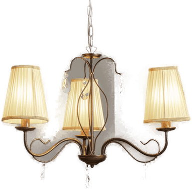 Onli Delia lysekrone, bronsefarget, Ø 60 cm