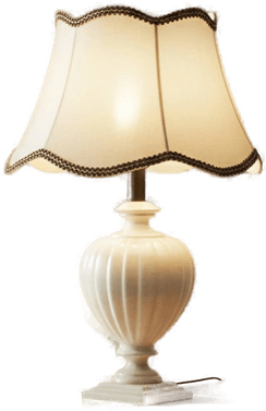 Onli Desy bordlampe kremfarget 60 cm