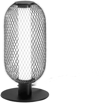 Luce Ambiente Design LED-bordlampe INKAS, svart