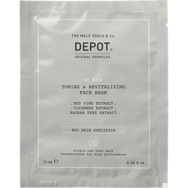 Depot Male Tools No. 806 Toning & Revitalizing Face Mask