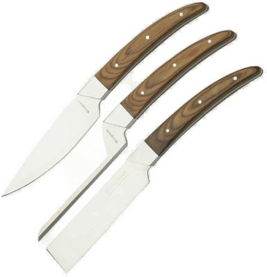 Legnoart Caseus osteknivsett 3 deler