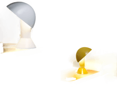 Martinelli Luce Elmetto Bordlampe, Gul