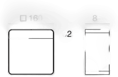 Linea Light Dama LED-bordlampe
