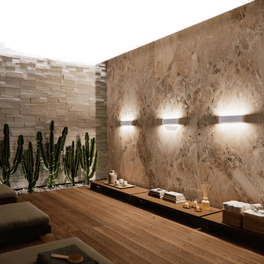 Linea Light Satori LED-vegglampe 86,4 cm hvit