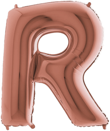 Ballongkungen Bokstavballong R Rosegull