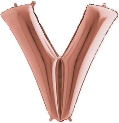 Ballongkungen Bokstavballong Rosegull V