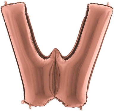Ballongkungen Bokstavballong Rosegull W