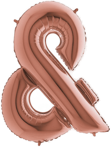 Ballongkungen Bokstavballong Rosegull