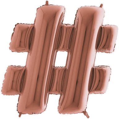 Bokstavballong Rosegull # - Ballongkungen