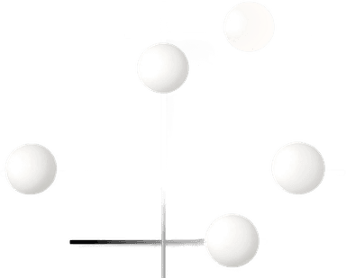 Sforzin Mikado vegglampe, frostet glass