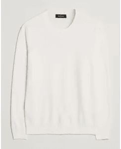Gran Sasso Cotton/Cashmere Genser Cream Melange