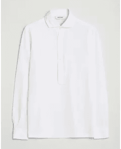 Gran Sasso Popover Shirt White